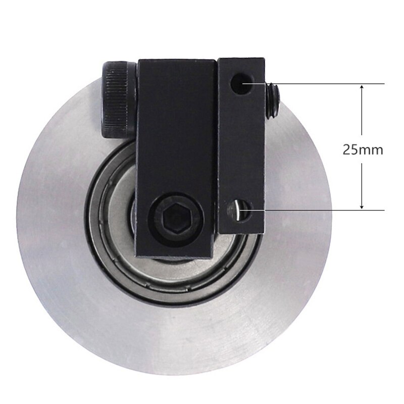 Riem Grinder Wheelφ68X50mm Aluminium Legering 6301 Lager Driving Wheel Voor Schuren Machine Houtbewerking Diy Tool
