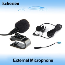 Kcbosion Car Audio Microphone 3.5mm Clip Jack Plug Mic Stereo Mini Wired External Microphone For Auto Radio