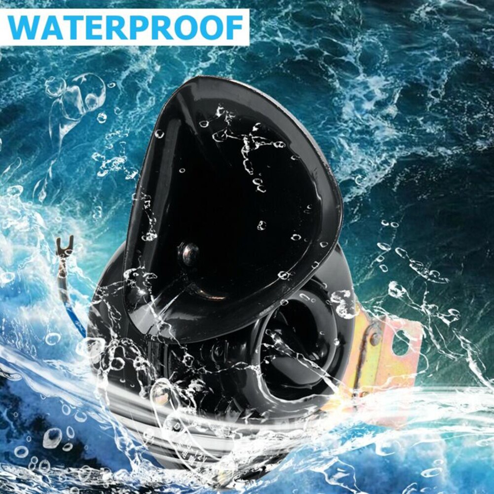 Electric Horn Horn Super Loud Raging Universal Car Truck Accessory Black