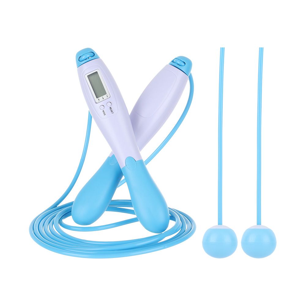 Cordless Electronic Skipping Rope Gym Fitness Cordless Skipping Smart Jump Rope with LCD Screen Counting Speed Skipping Counter