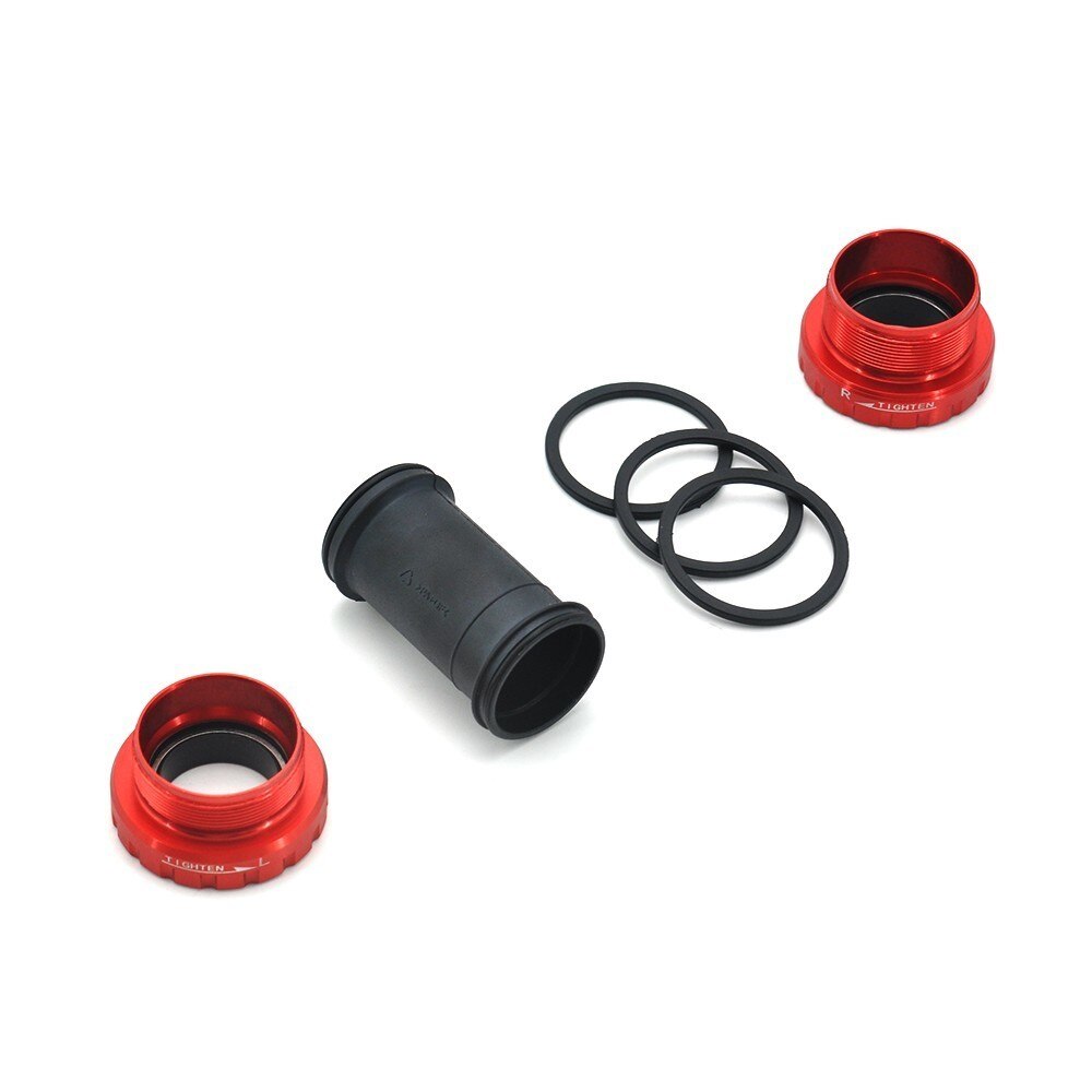 Tretlager 68/73mm Fahrrad Achse MTB Road Radfahren Tretlager Wasserdicht CNC Aluminium Legierung BB Kurbel Set achse Teile