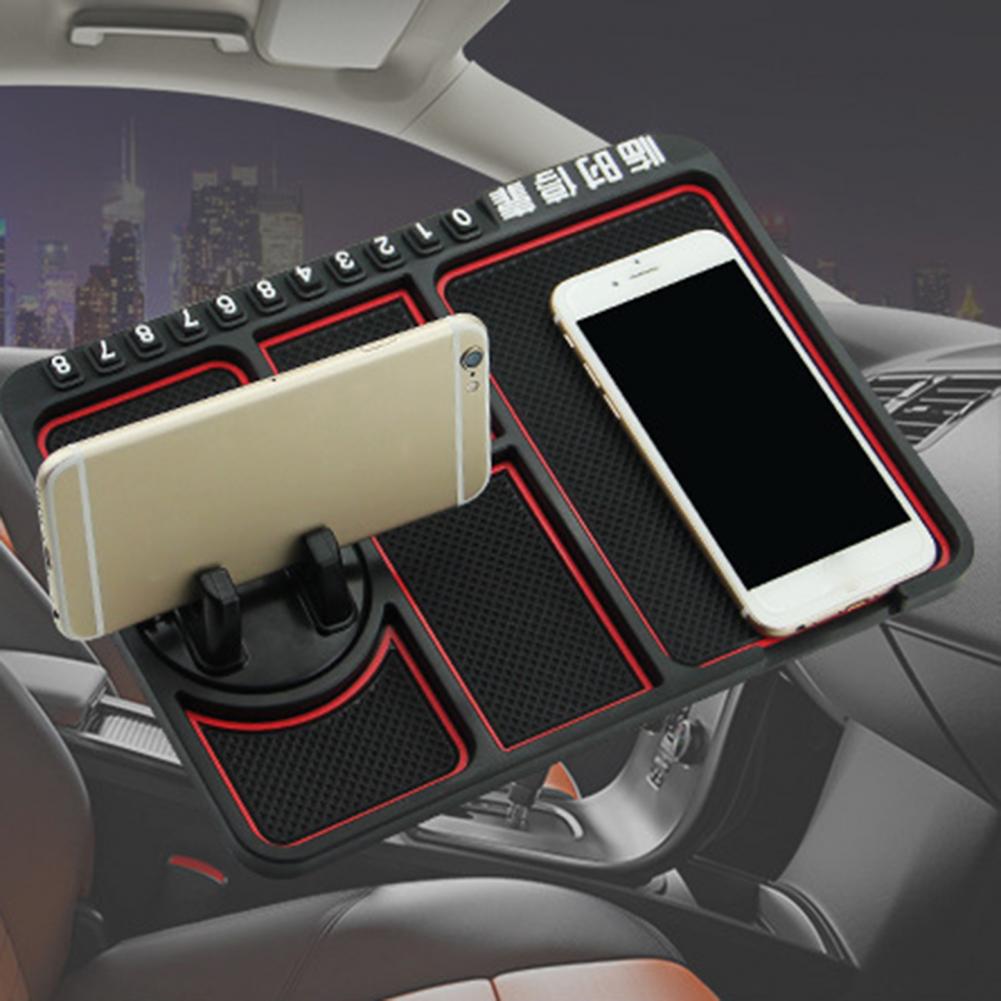 Auto Dashboard Telefoon Houder Anti-Slip Mat Telefoon Mount Anti-Slip Tijdelijke Parkeerkaart Antislip Mat voor Auto