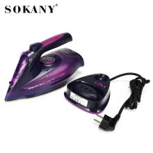Fast 2400W Electric Steam Iron 5Speed Cordless iron with steam generator Clothe Garment Steam irons Ceramic Soleplate iron