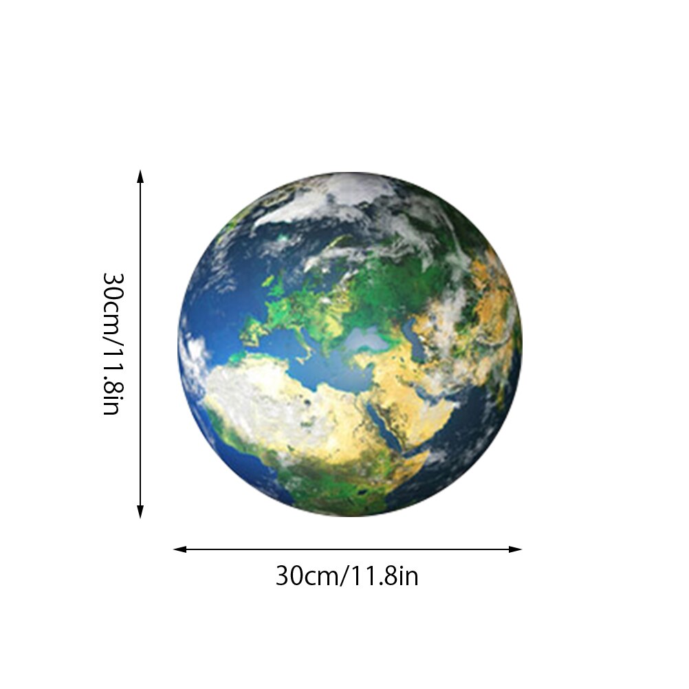 30cm Luminous Earth Glow Sticker Universe Planet Fluorescent Wall Stickers Glow In The Dark DIY Stickers Kids Bedroom Decoration