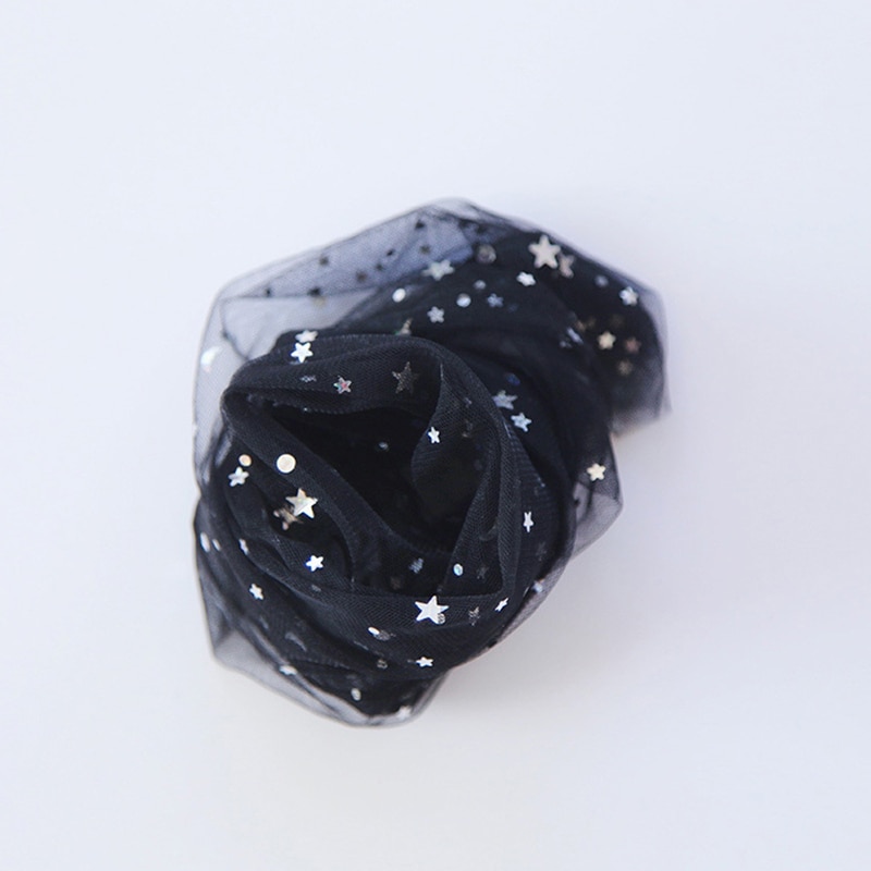 Chaussettes d'été en tulle à maille fine couleur bonbon, chaussettes en résille transparentes en maille élastique brillante étoiles lune