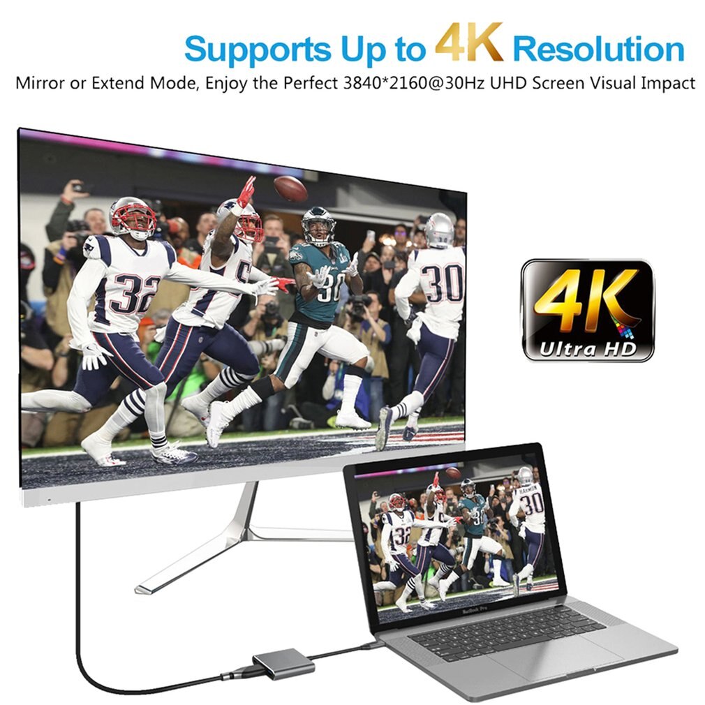 USB-C Hub Adapter - 4K HDMI + USB 3.0 Port - for Apple MacBook