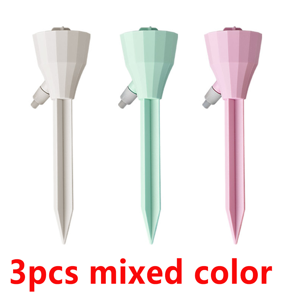 Adjustable Drip Irrigation System Automatic Self Watering Spikes for Plants Indoor Outdoor Potted Plants Irrigation System1-3pcs: Burgundy