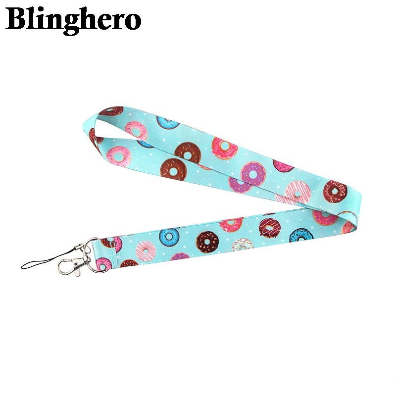 CA390 Donut Lanyard Neck Strap Voor Key Id-kaart Mobiel Riemen Badge Houder Diy Opknoping Touw Nekband Accessoires