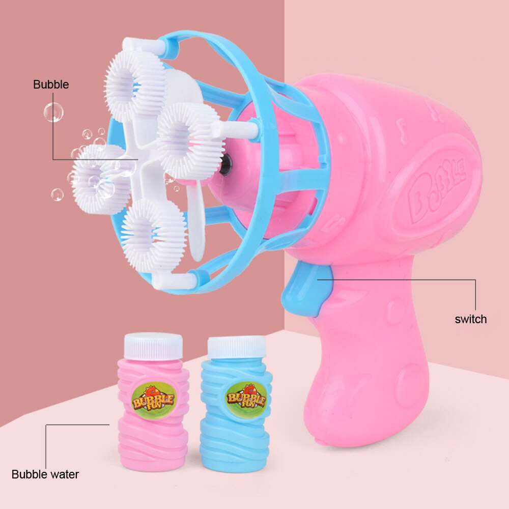 Grappige Automatische Bubble Blower Fan Elektrische Bubble Machine Outdoor Kinderen Speelgoed Game Outdoor Speelgoed Voor Kinderen Bubble Wands Machine