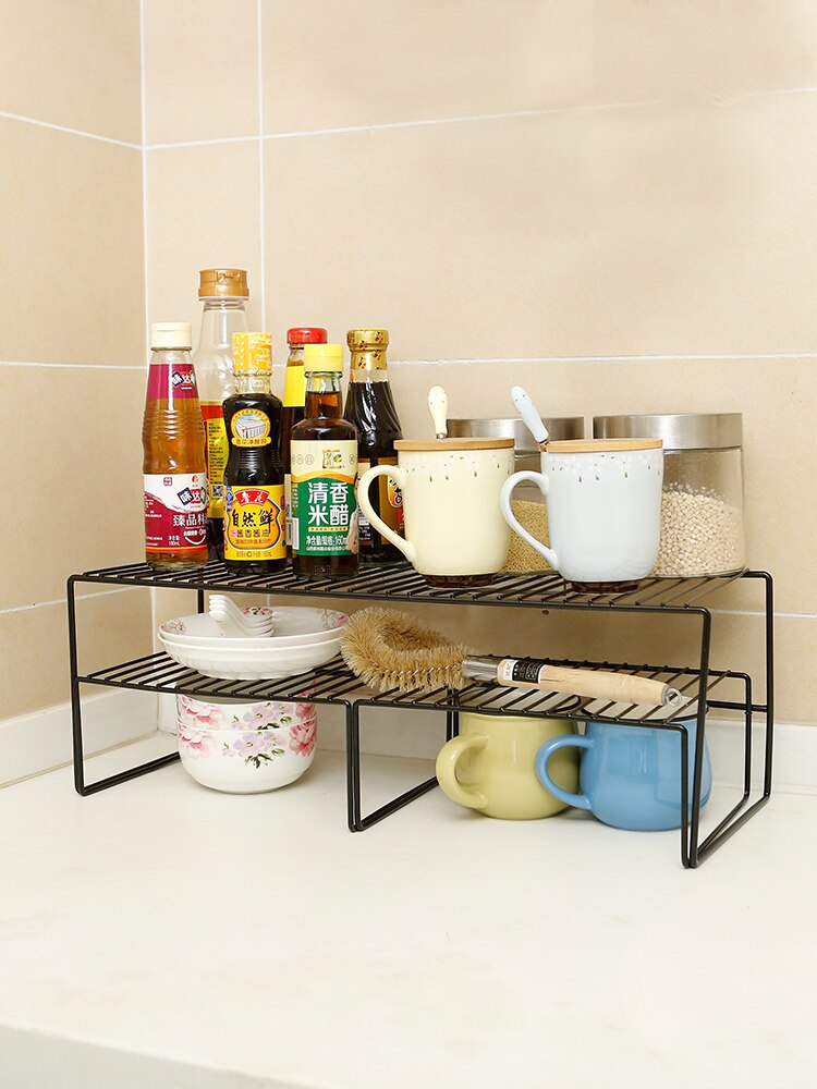 Home Closet Organizer Storage Shelf for Kitchen Rack Space Saving Shelf Kitchen Organizer Wardrobe Shoe Organizers Saving Space