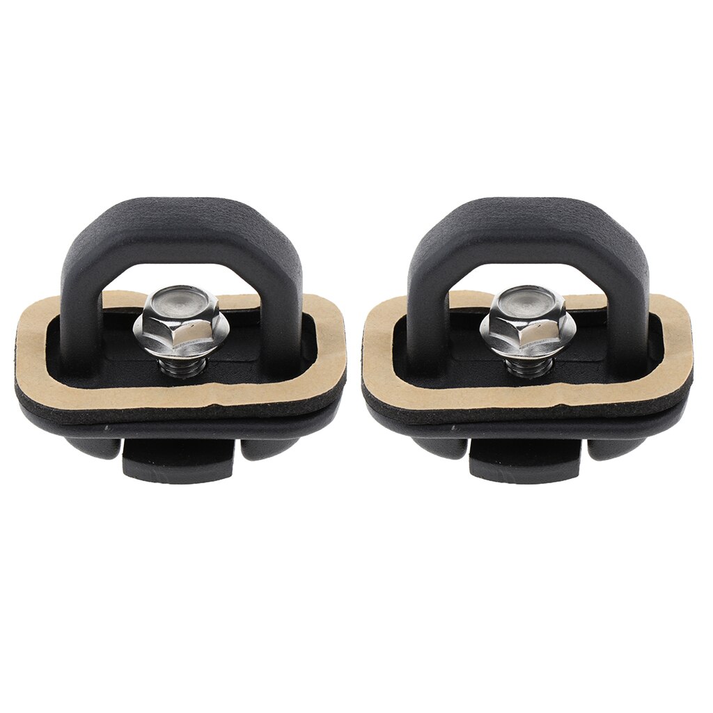 2 pcs Brand And Bull Ring Retractable Truck Bed Side Wall Tie Down Anchors Corrosion Resistance