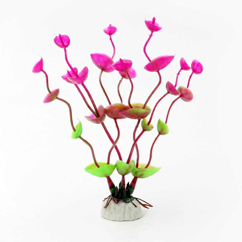 1 Pcs Aquarium Aquarium Kunstplanten Water Plant Voor Fish Tank Ornamenten Aquarium Decoratie Accessoires: YELLOW