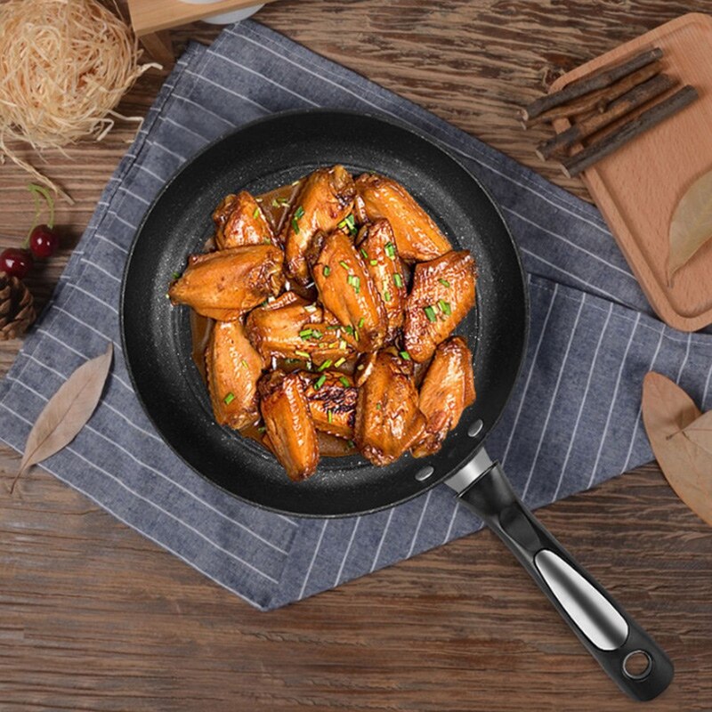 Maifan Stone Koekenpan Wok Geen Olie Rook Non-stick Pan Home Algemene Koken Pan