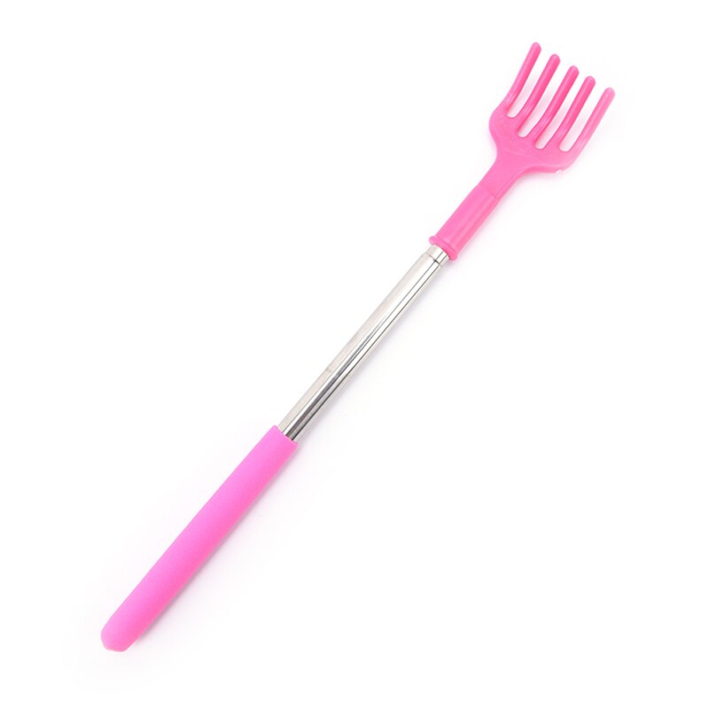 Roestvrijstalen praktische handige penclip rugkrabber telescopische krabmassageset berenklauw jeuk rugkrabber hackle massager