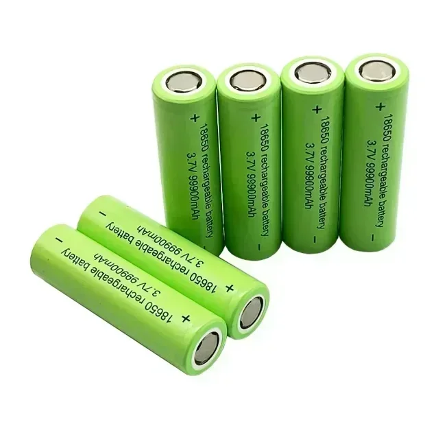 Must-Buy! Original 18650 Lithium Battery, 3.7V 99900mAh Large Capacity, Suitable for Flashlights, Toy Small Fans and Other Devic