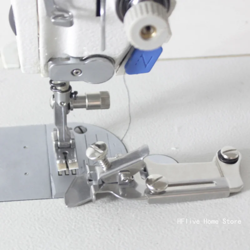 Piedino per macchina da cucire regolabile Strumenti universali Guida per cucitura per cucire Piedino per guida per cucitura per uso domestico industriale