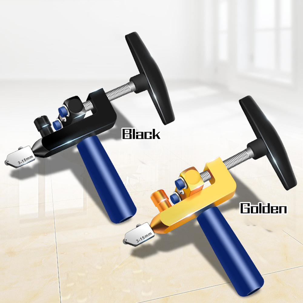 Manual Glass Tile Opener Hand-Held Replacement Cutter Heads Ceramic Tile Glass Cutter Multi-function Glass Cut For DIY Glass