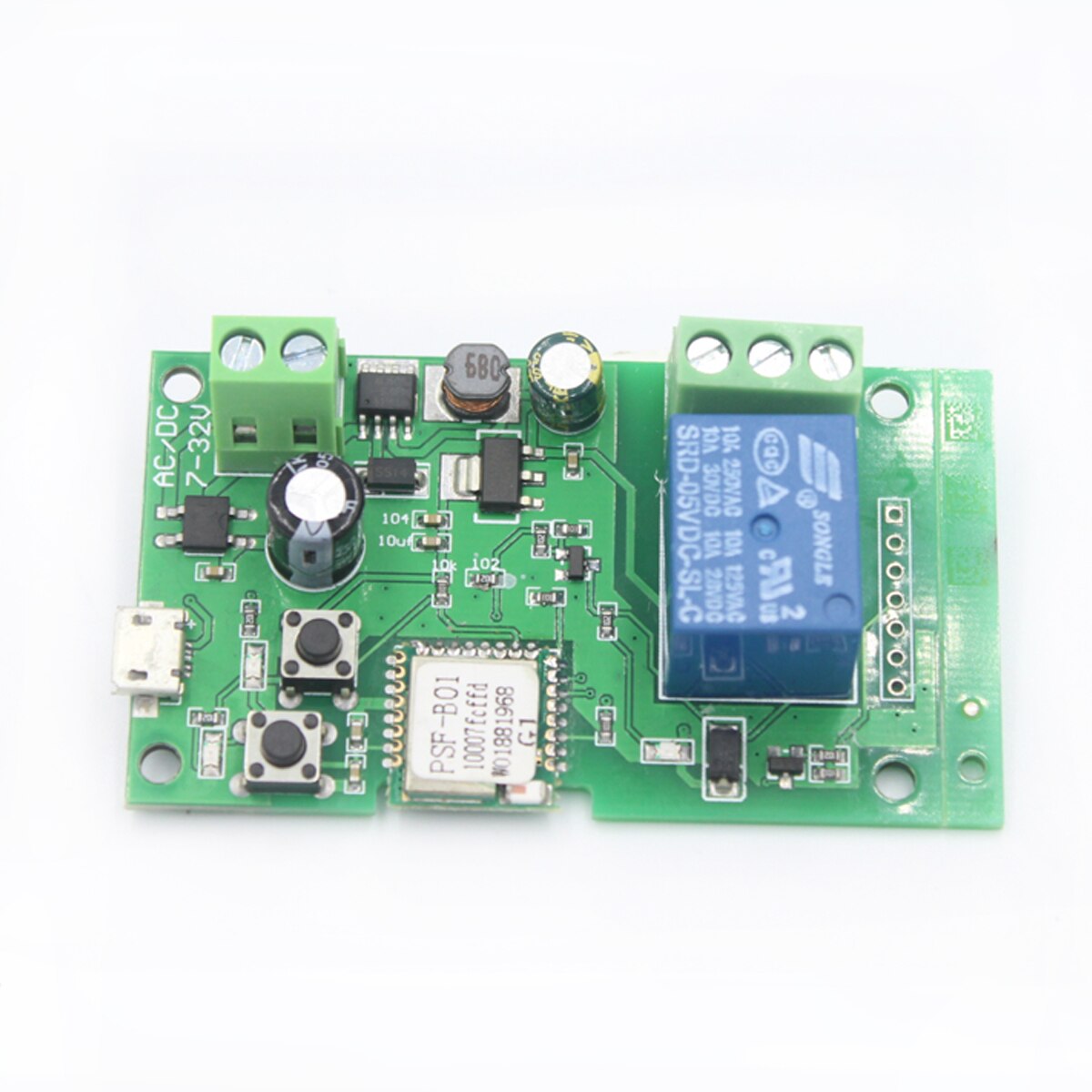 Dc 5V 7V-24V Klik De Zelfborgende Module Smart Wifi Schakelaar Relais Timer Draadloze remote Controler Alexa Google Thuis