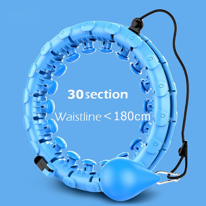 Intelligente Zählen Fitness Sport Ring Smart Sport Ring Einstellbar Dünne Taille Hoop Fitness Ausrüstung Home Training Droshipping: Licht Gelb