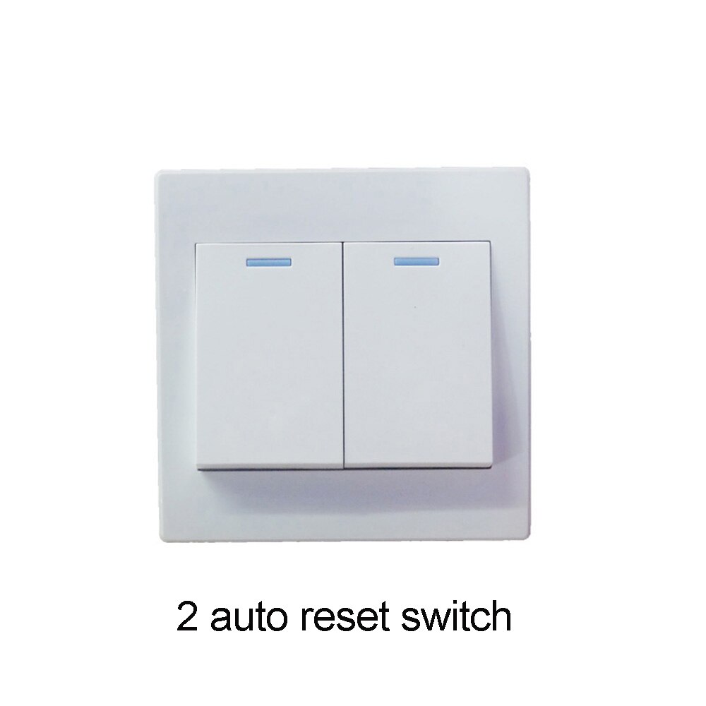 10 pçs plástico porta botão de saída cor branca sistema controle acesso acessórios liberação interruptor parede 10a 250v para a lâmpada: Vermelho
