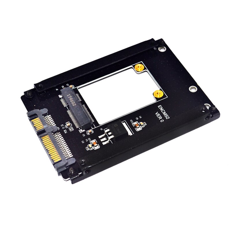50mm mSATA SSD to 2.5&quot; SATA Drive Converter Adapter msata adaptor For Windows2000/XP/7/8/10 for Vista Linux Mac