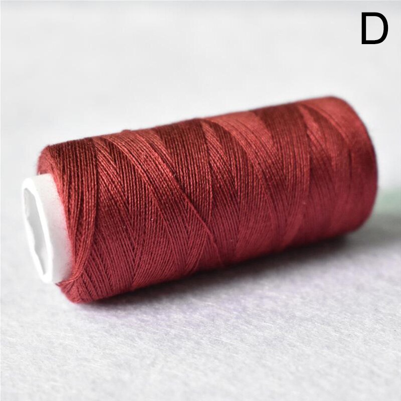 5 pcs/lot jean surverrouillage fils à coudre 50M fort Polyester fil Machine à coudre couture main artisanat accessoires 16 couleurs: D