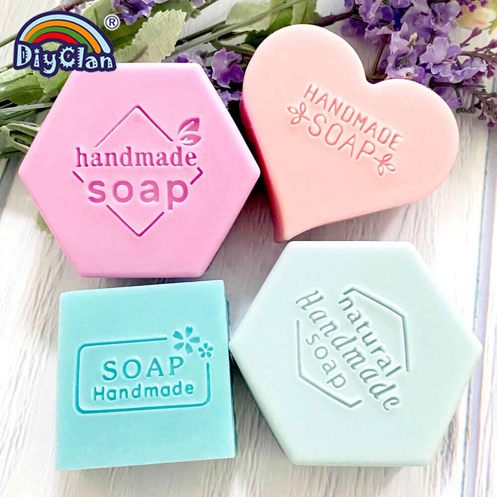 Plants HANDMADE SOAP Series Soap Stamp For Soap Making Stamp DIY Handmade Crafts Transparent Resin Seal