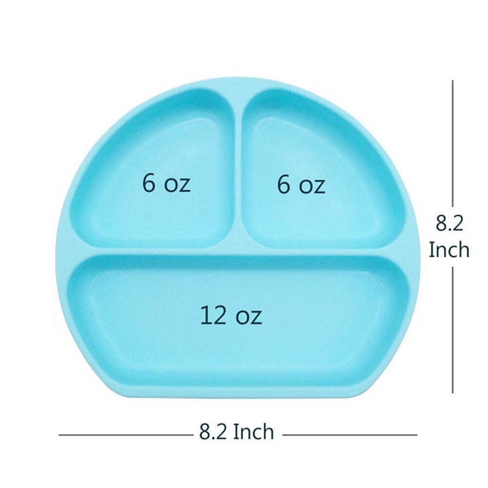 Children's dishes baby Silicone Sucker Bowl Baby Smile Face Plate Tableware Set Smile Face Baby Tableware Set kids plate