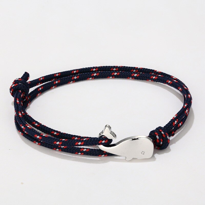 Wal Schwanz Armbinde Handgemachte Seil Armbänder Für Frauen Pulseras Schmuck Einstellbare Charme Bracciali Donna Anker Männer Zubehör: 13