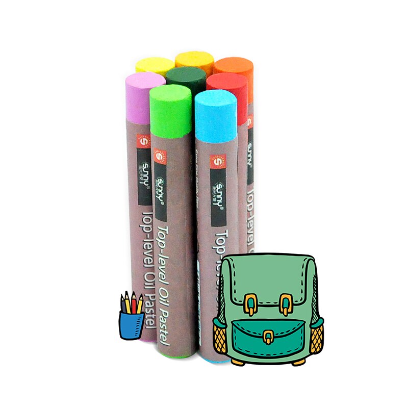36 Color Painting Pastel Oil Pastel Heavy Color Oil Pastel Soft Crayons Children's Brush Oil Painting