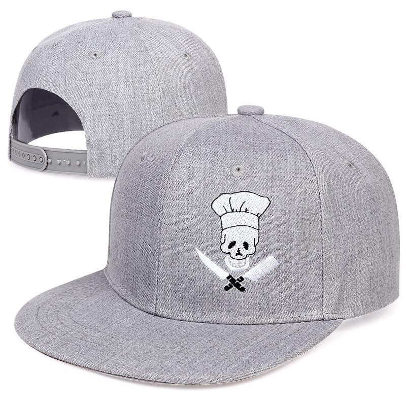 Gorra de béisbol estilo hip hop para hombre, gorro de béisbol estilo hip hop con visera plana, gorras bordado, estilo hip hop, salvaje: Gris