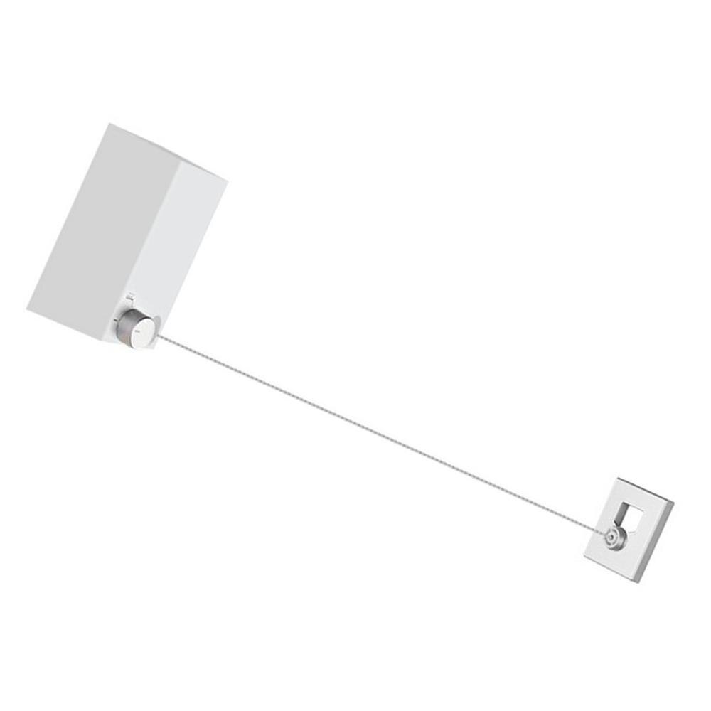 Free Punching Retractable Clothesline Invisible Hotel Balcony Indoor Shrinkable Stainless Steel Wire Drying Rack