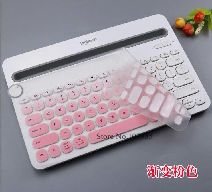 Tastatur Abdeckung Schutz Für Logitech K480 Bluetooth Multi-Gerät Tastatur Silikon Staubdicht kabellos Schreibtisch Staub haut Film