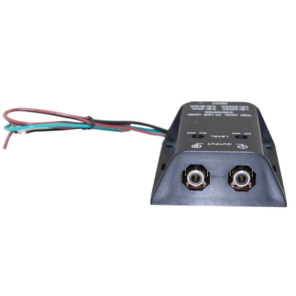 Stable Signal Easy Install Tweeters Practical Stereo Audio Converter Adapter HIGH TO LOW Adjustable Car Mounted Amplifier Output