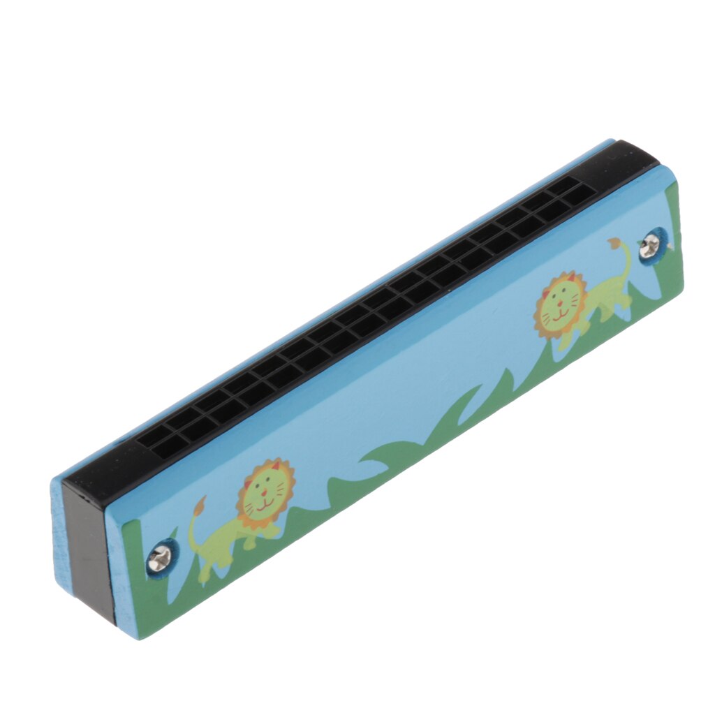 Wooden Harmonicas Double-row Mouth Organ Early Edu... – Grandado