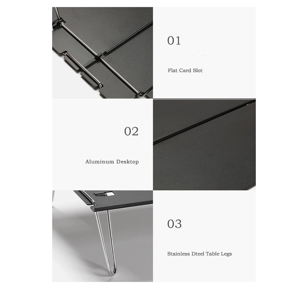 Camping Bequem Klapptisch Ich bin Freien Aluminium Platte Tee Camping Werkzeug Tabelle Tabelle Spleißen Grill Tisch Mini Camping I1M7