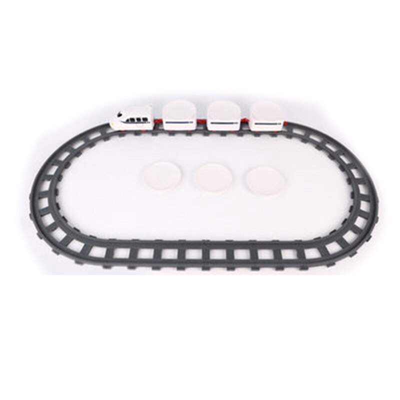 Tren Sushi giratorio Sushi de juguete pista cinta transportadora de mesa giratoria chico comida tren DIY hacer Sushi familia de Sushi: Gris claro
