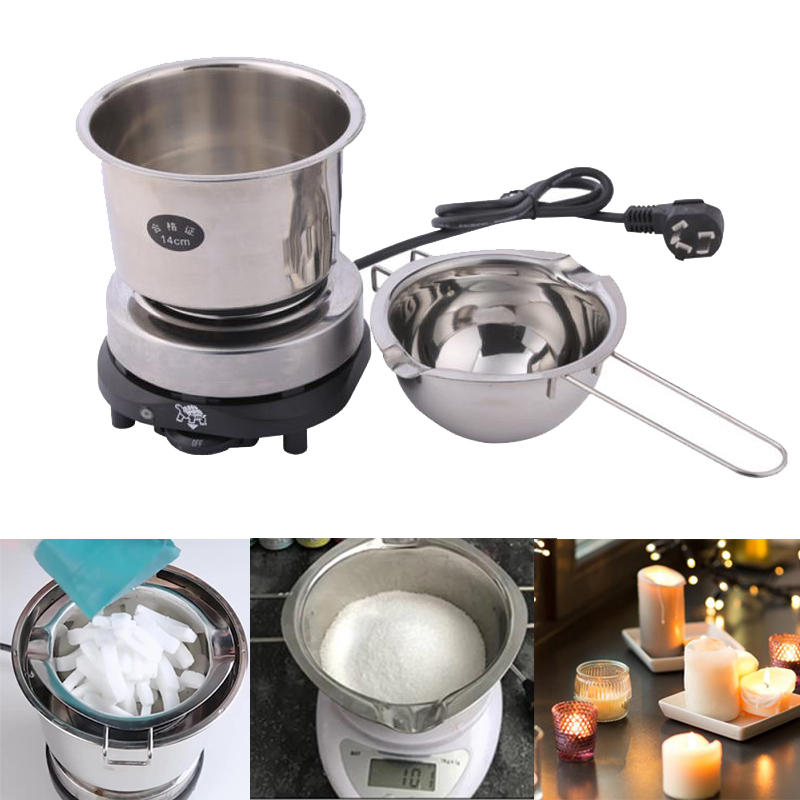 Diy Handgemaakte Wax Verwarming Boiler Set Handgemaakte Zeep Aroma Kaarsen Chocolade Smelten Boiler Maken Kaars Gereedschap