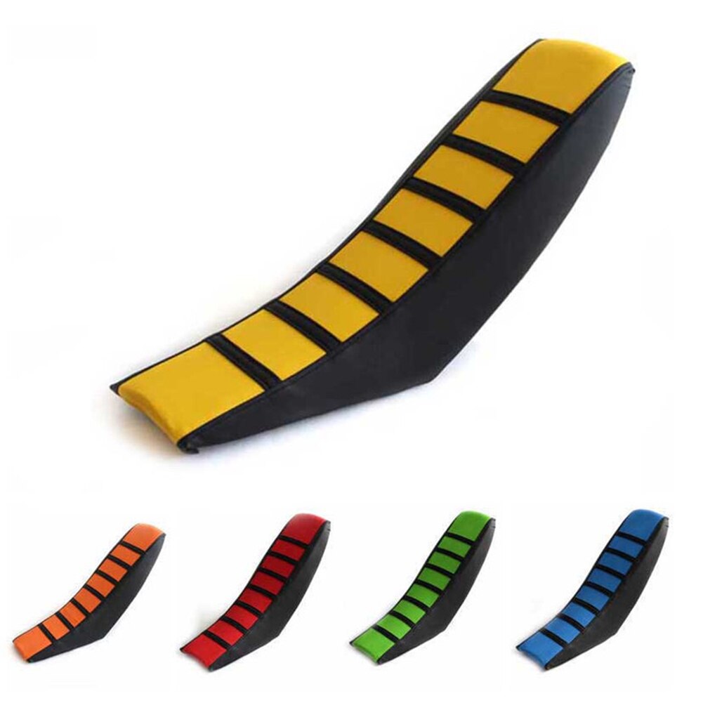 Funda para asiento de moto de PVC antideslizante y gruesa de PVC para moto de cross Bike, funda para cojín, pinza suave Universal duradera para Yamaha