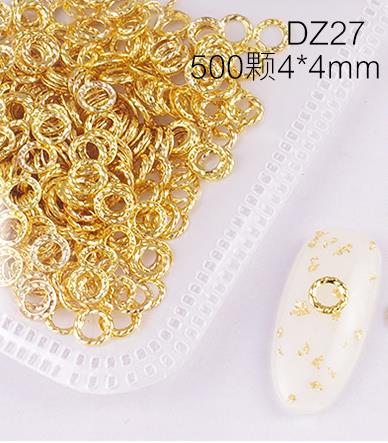 28 rutnät/uppsättning naglar glitter halv pärla nit nitar legering set för 3d pärlor diy hem nagelkonst dekoration smycken pärla leverantör: Dz27