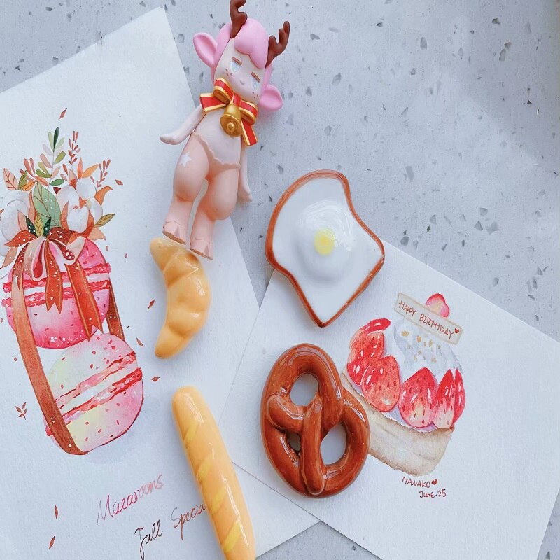 Japansk zakka fräsch stil pennhållare tecknad söt pennhållare liten kanin delfiner panda brevpapper