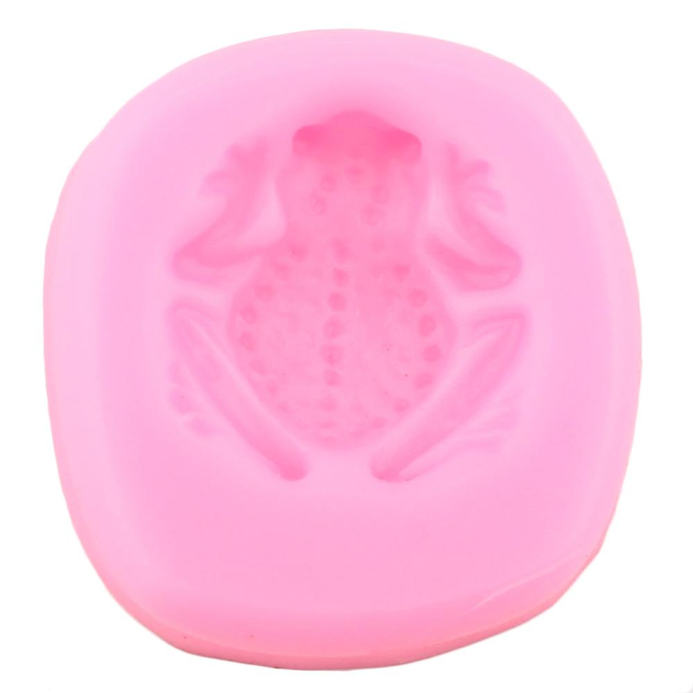 Liten groda padda silikonform cupcake topper choklad gumpaste form fondant tårta dekorationsverktyg godis lerformar