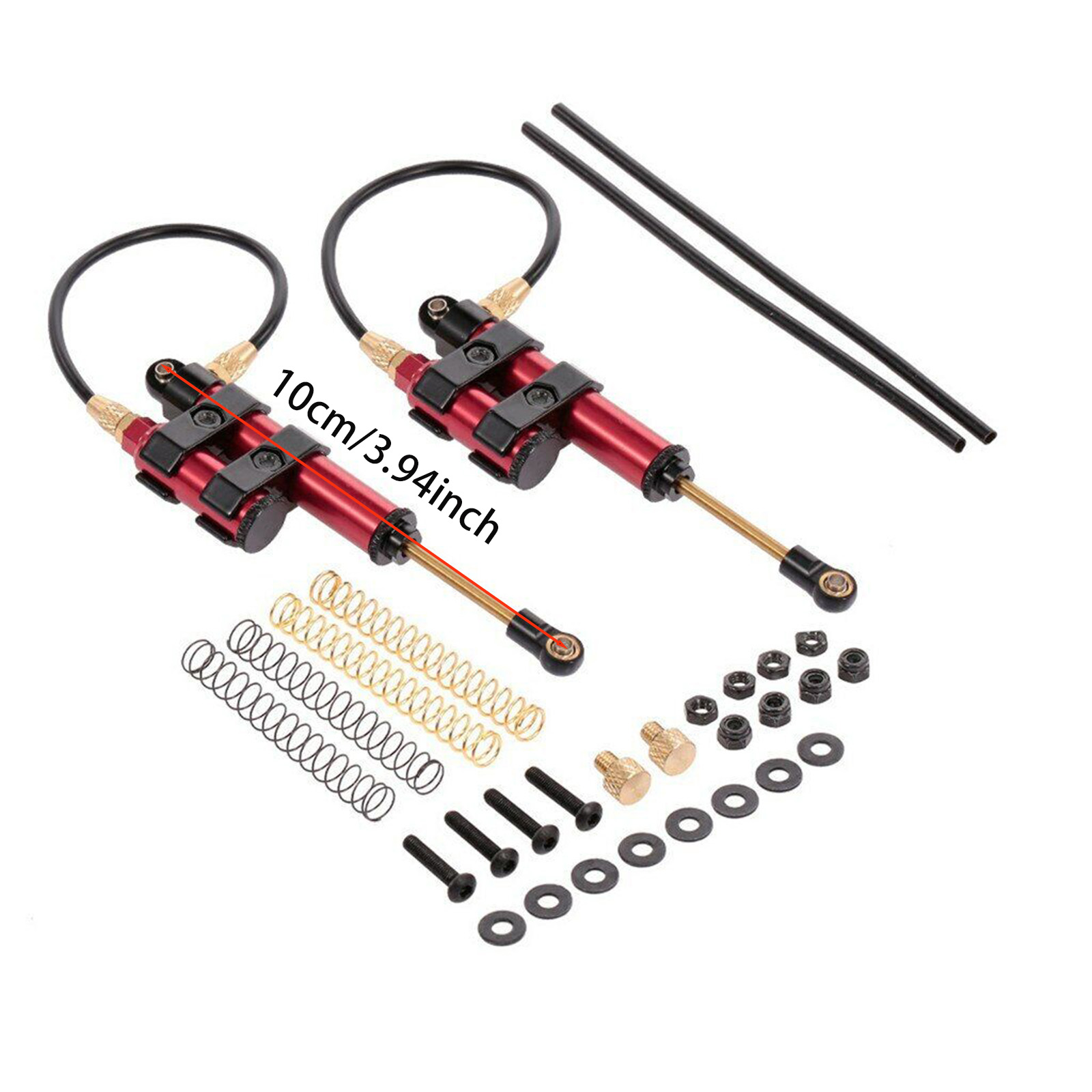 RCXAZ RC amortisseur 110mm réglable ressort interne amortisseur d'huile 1/10 RC grimpeur de roche jouet pièces amortisseur pièces de mise à niveau