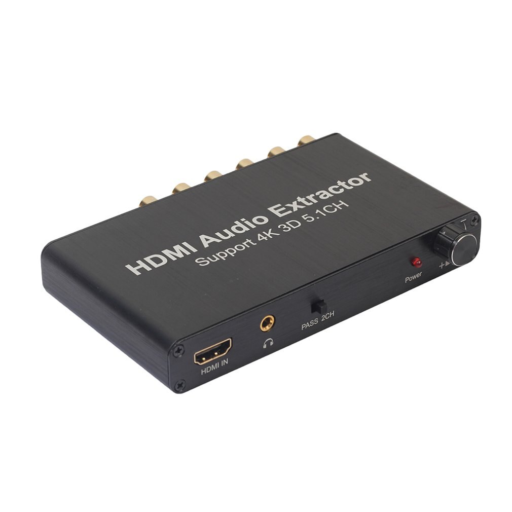 Hdmi 5.1 ch digital audio decoder converter hdmi to hdmi + audio decoder extractor splitter dolby digital  ac3, dts, lpcm stöd