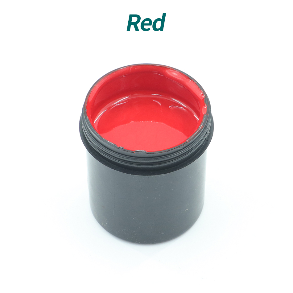 LED light solid metal ink UV glass ink UV screen printing ink various metal coloring: Red