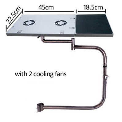 D-mount OK031 Multifunctional Full Motion square Keyboard Support Laptop Desk Holder Mouse Pad Stainless steel 20kg: OK 031W