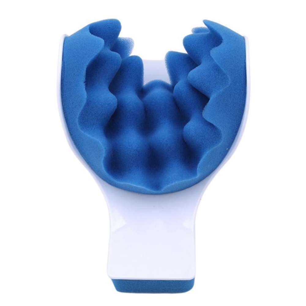 1Pc Comfortable Foam Healthy Neck And Shoulder Relaxer Neck Pain Relief Massage Blue Pillow Neck Support Relaxation Pillow Tool