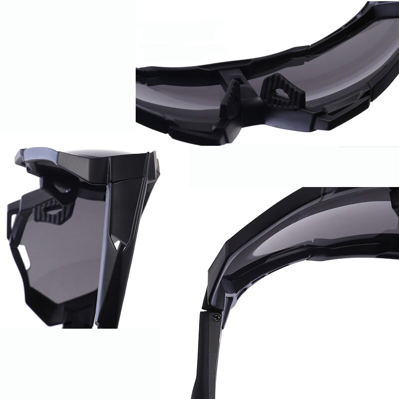 Gafas de ciclismo para hombres gafas de sol de ciclismo coloridas a prueba de viento UV400 gafas de bloqueo ciclismo para ciclismo al aire libre