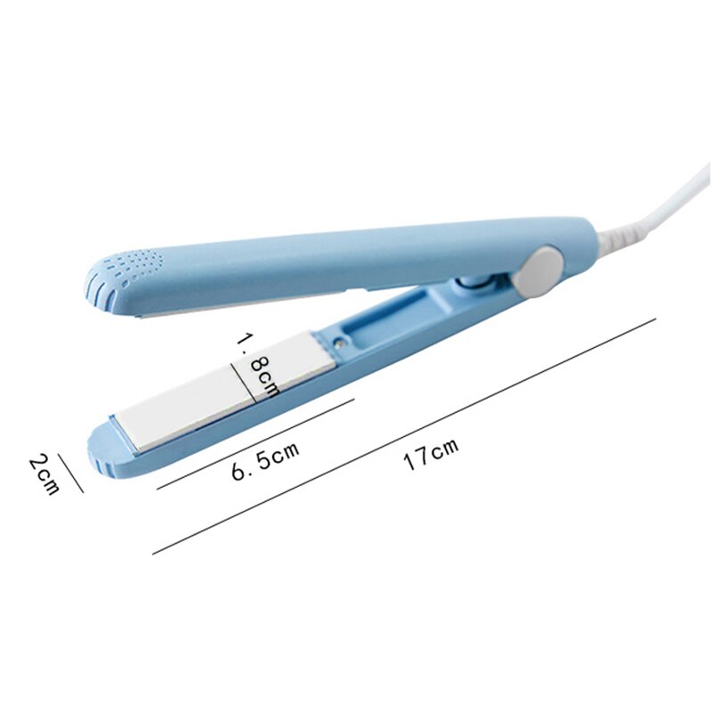 Sellador al vacío de alimentos , pinzas para bolsas portátiles, Mini máquina de sellado térmico, sellador de plástico por impulso: flat blue