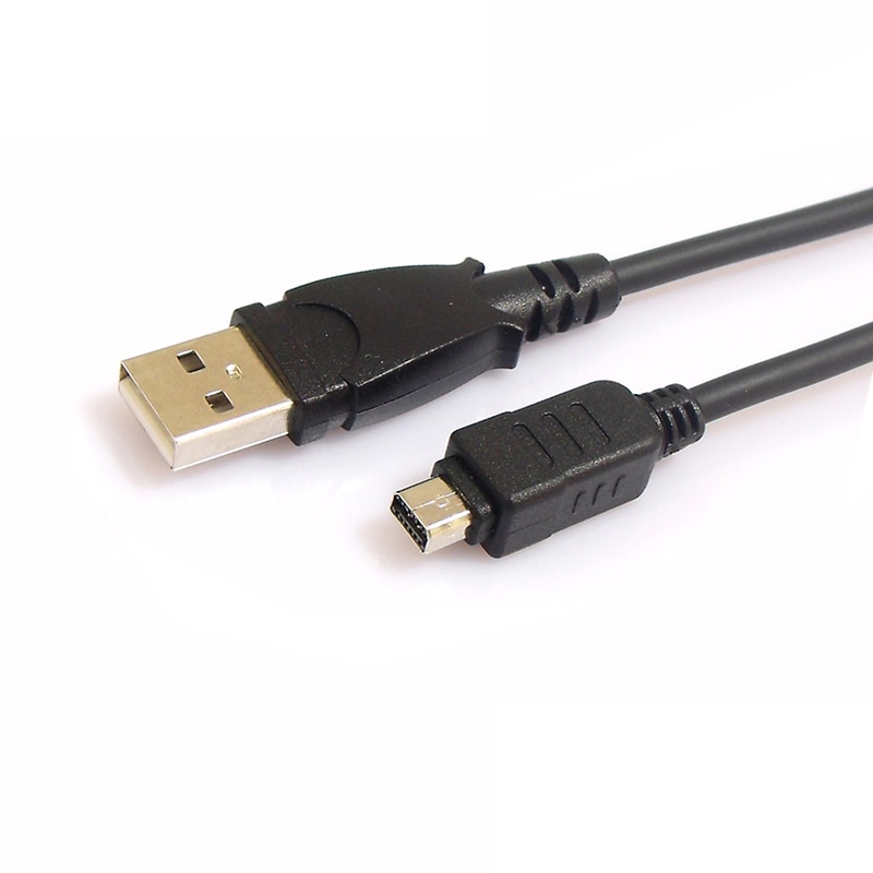 12pin Usb Data Sync Charger Charging Cable Koord Voor Olympus Stylus E-500 E-600 Pen E-P1 SP-570UZ SP-800UZ